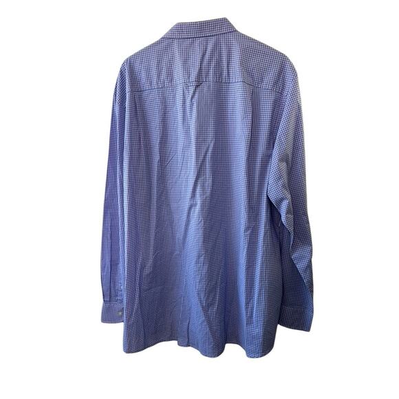 Club Room Pink & Blue Check Print Long Sleeve Button Down Shirt Men's 3XL New - Picture 7 of 7
